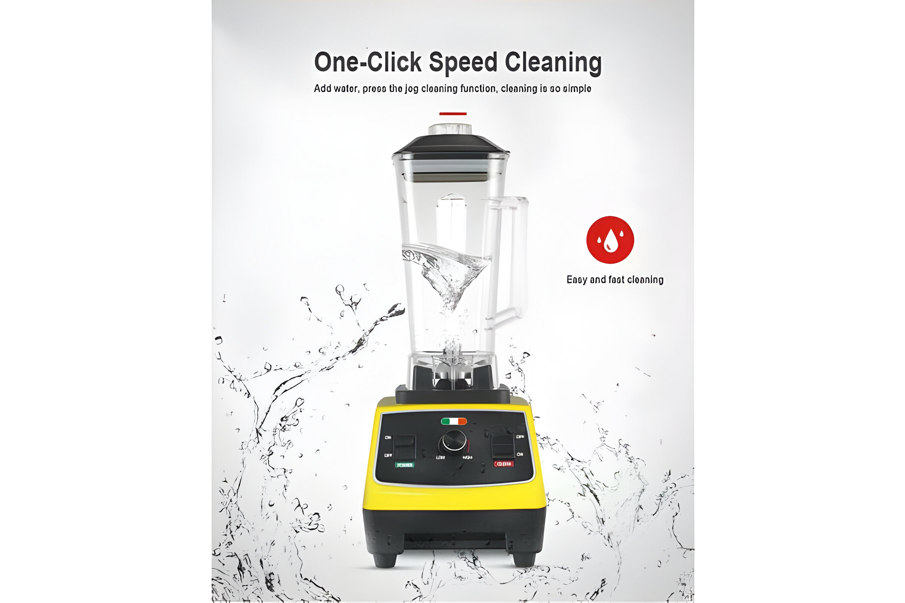 Vintage 2200W 2L Commercial Blender Grinder Juicer Mixer - Stylish Italian Design, Unbreakable Jar, 2 Modes, Adjustable Intensity, Yellow Vintage 2200W 2L Commercial Blender Grinder Juicer Mixer - Stylish Italian Design, Unbreakable Jar, 2 Modes, Adjustable Intensity, Yellow
